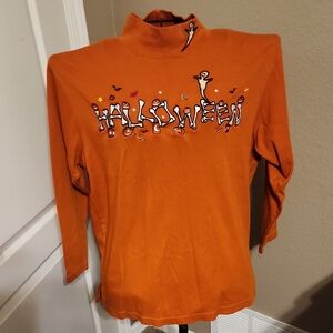 Orange Halloween Turtleneck